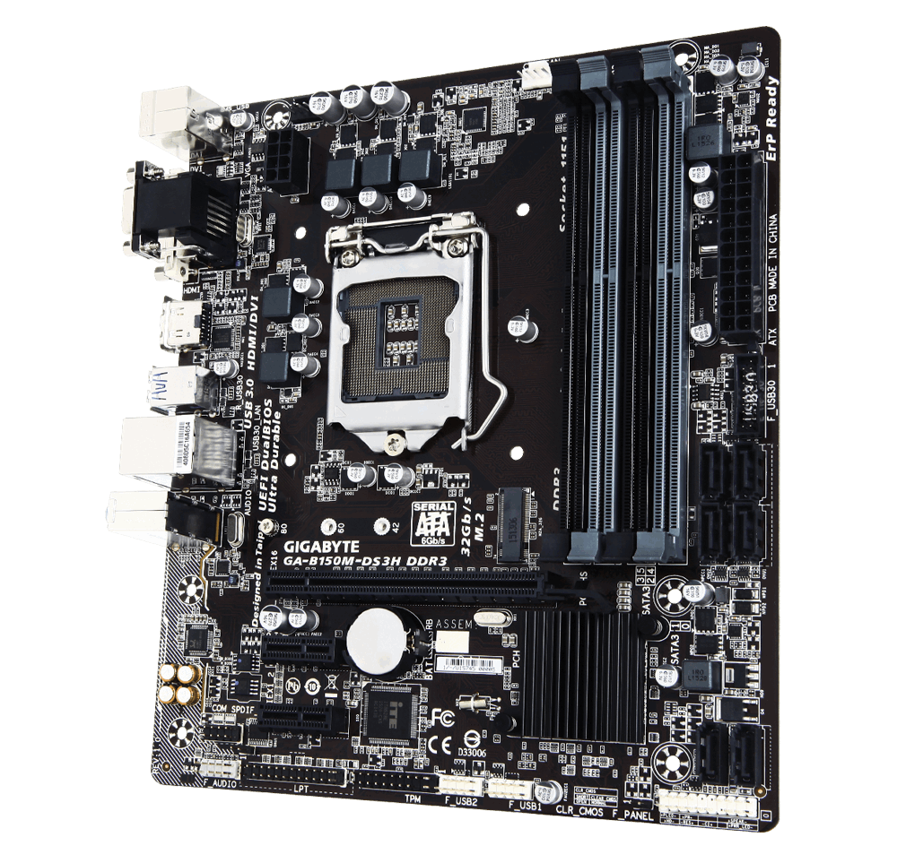 Gigabyte GAB150MDS3H DDR3 Motherboard Specifications On MotherboardDB